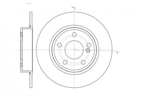 Гальмівний диск 61465.00 ROADHOUSE 6146500