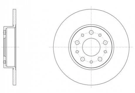 Гальмівний диск 61500.00 ROADHOUSE 6150000