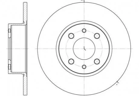 Тормозной диск ROADHOUSE 615000