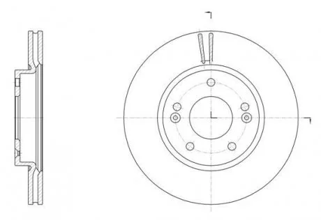 Гальмівний диск 61507.10 ROADHOUSE 6150710