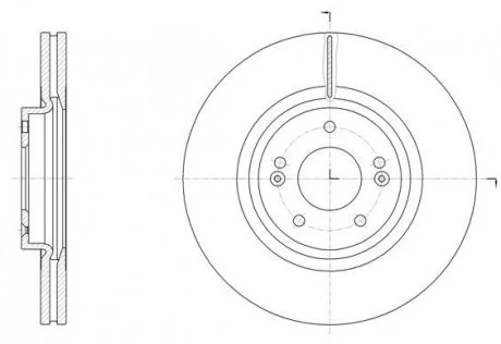 Тормозной диск ROADHOUSE 6151410