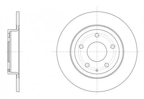 Тормозной диск ROADHOUSE 6151900