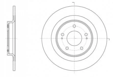 Гальмівний диск 61528.00 ROADHOUSE 6152800