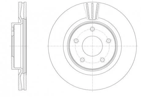 Гальмівний диск 61533.10 ROADHOUSE 6153310