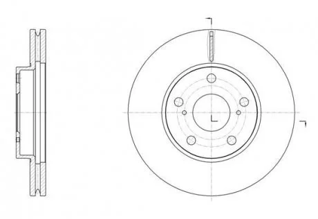 Тормозной диск ROADHOUSE 6153910