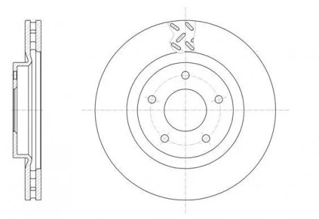 Гальмівний диск 61553.10 ROADHOUSE 6155310