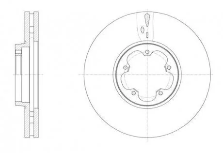 Гальмівний диск 61565.10 ROADHOUSE 6156510