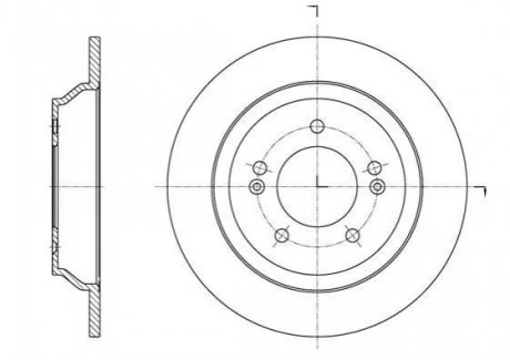 Гальмівний диск 61572.00 ROADHOUSE 6157200