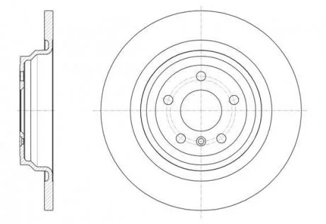 Тормозной диск ROADHOUSE 6157700