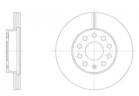 Гальмівний диск 61586.10 ROADHOUSE 6158610