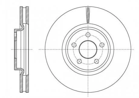 Гальмівний диск 61602.10 ROADHOUSE 6160210