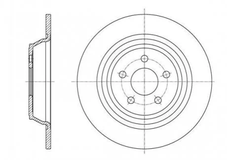 Тормозной диск ROADHOUSE 6160400