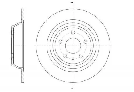 Гальмівний диск 61606.00 ROADHOUSE 6160600