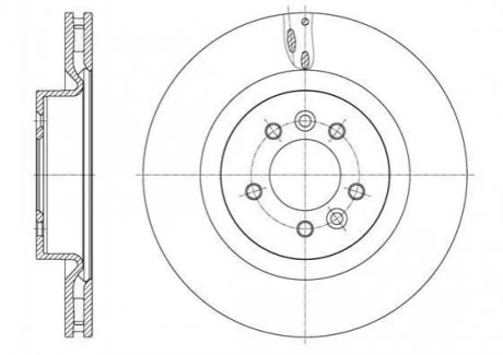 Тормозной диск ROADHOUSE 6161310