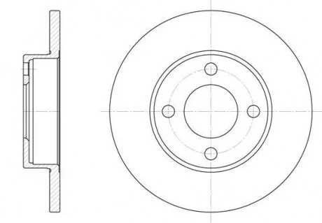 Гальмівний диск 6181.00 ROADHOUSE 618100
