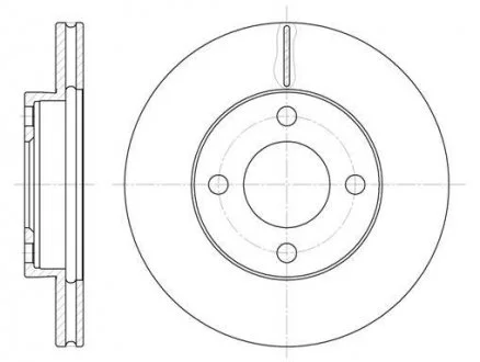 Тормозной диск ROADHOUSE 618510