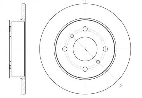 Тормозной диск ROADHOUSE 620000