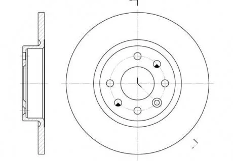 Гальмівний диск 6209.00 ROADHOUSE 620900