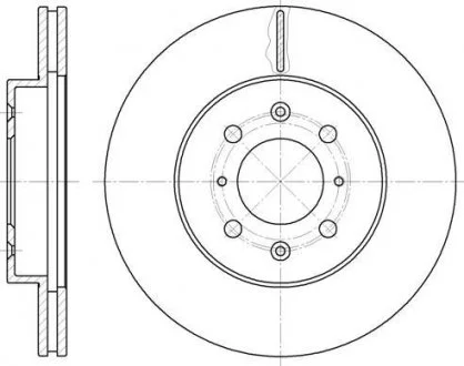 Тормозной диск ROADHOUSE 622410