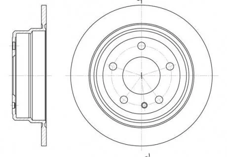 Гальмівний диск 6308.00 ROADHOUSE 630800