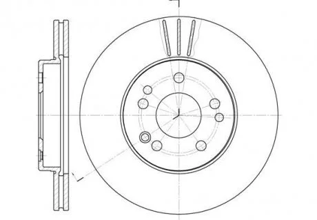 Гальмівний диск 6314.10 ROADHOUSE 631410