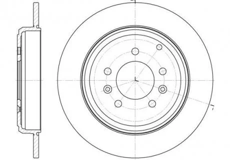 Гальмівний диск 6330.00 ROADHOUSE 633000