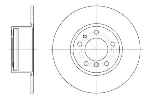 Гальмівний диск 6347.00 ROADHOUSE 634700