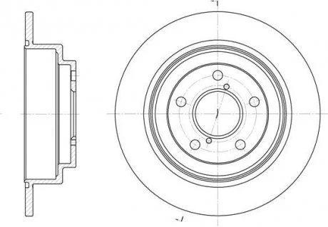 Гальмівний диск 6398.00 ROADHOUSE 639800