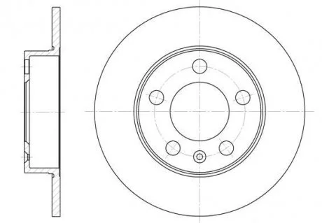 Гальмівний диск 6547.00 ROADHOUSE 654700