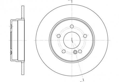 Гальмівний диск 6555.00 ROADHOUSE 655500