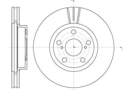 Гальмівний диск 6577.10 ROADHOUSE 657710