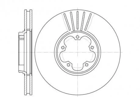 Гальмівний диск 6609.10 ROADHOUSE 660910