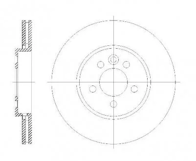 Гальмівний диск 6614.10 ROADHOUSE 661410