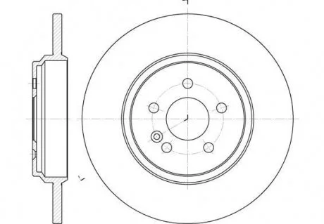 Гальмівний диск 6631.00 ROADHOUSE 663100