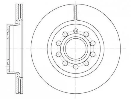 Гальмівний диск 6647.10 ROADHOUSE 664710