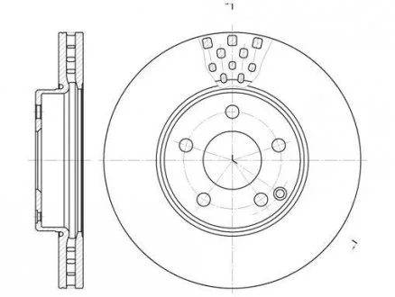 Гальмівний диск 6676.10 ROADHOUSE 667610