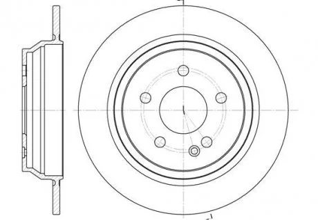 Гальмівний диск 6678.00 ROADHOUSE 667800