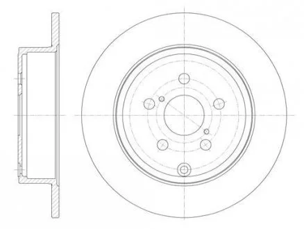 Гальмівний диск 6700.00 ROADHOUSE 670000