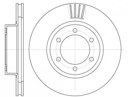 Гальмівний диск 6706.10 ROADHOUSE 670610