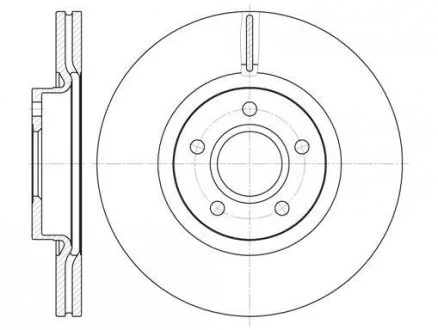 Гальмівний диск 6711.10 ROADHOUSE 671110