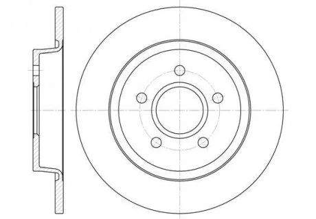Гальмівний диск 6712.00 ROADHOUSE 671200