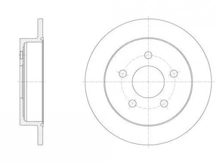 Гальмівний диск 6719.00 ROADHOUSE 671900