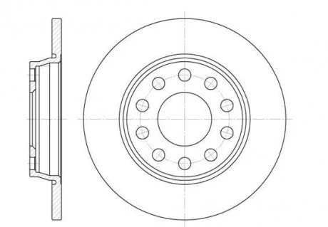 Гальмівний диск 6731.00 ROADHOUSE 673100