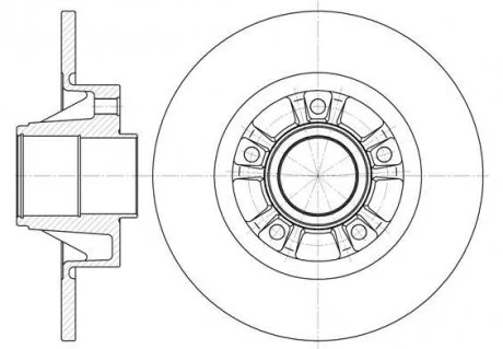 Гальмівний диск 6733.00 ROADHOUSE 673300