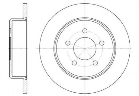 Гальмівний диск 6746.00 ROADHOUSE 674600