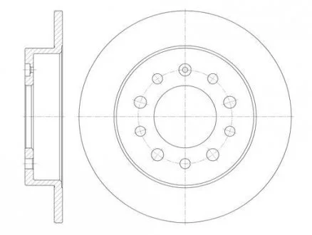 Гальмівний диск 6762.00 ROADHOUSE 676200