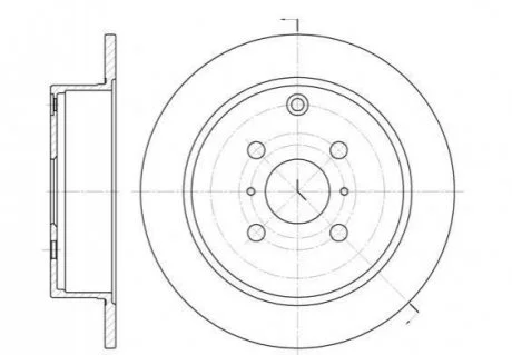 Тормозной диск ROADHOUSE 680500