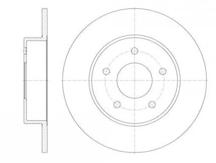 Гальмівний диск 6820.00 ROADHOUSE 682000