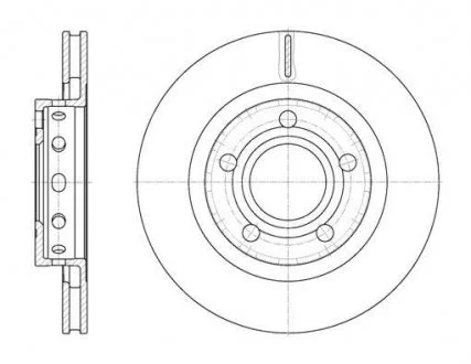 Гальмівний диск 6822.10 ROADHOUSE 682210