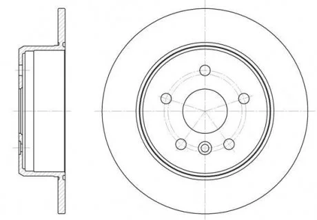 Гальмівний диск 6914.00 ROADHOUSE 691400